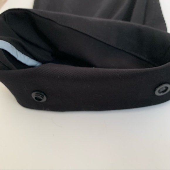 NWT Frank & Oak The Jane Straight Fit High Rise Pant in Black 6 - Picture 11 of 12